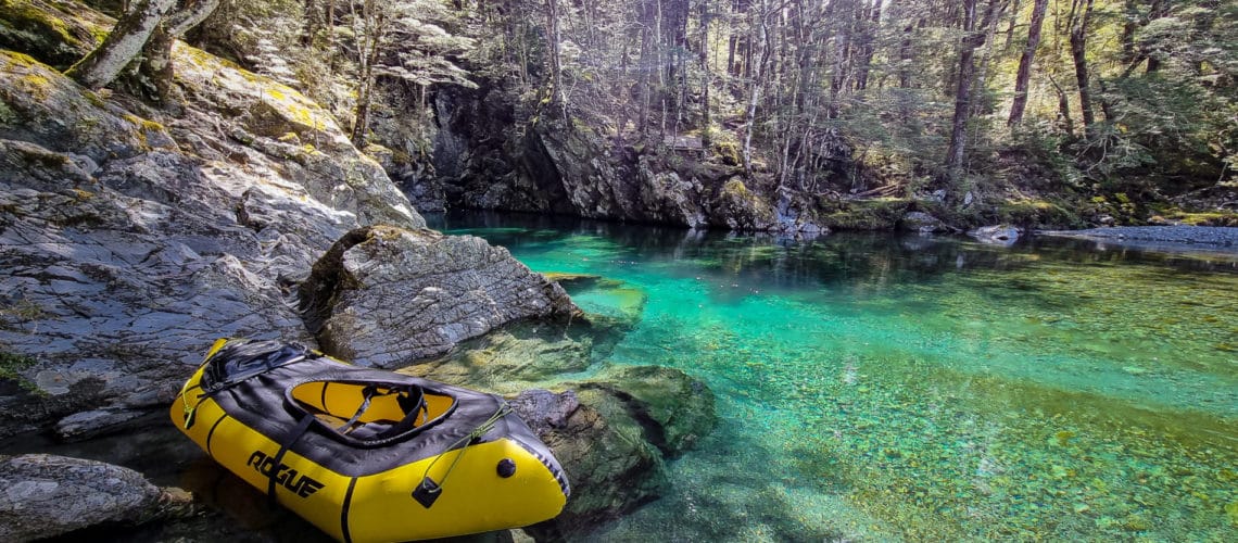 Caples River packraft