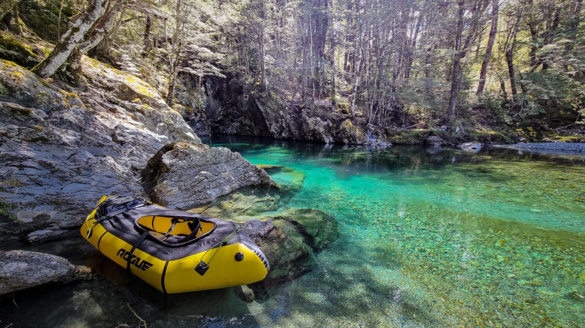 Caples River packraft